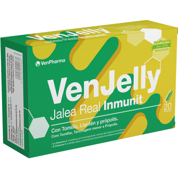 Venpharma Venjelly Jalea Real Inmunit 20 Ampollas