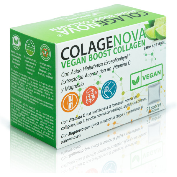 Vaminter Colagenova Vegan Boost 21 Sobres Te Verde + Limon