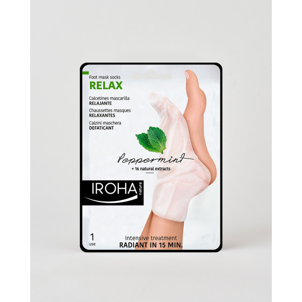 Iroha Nature Mint Relaxing Mask Socken -