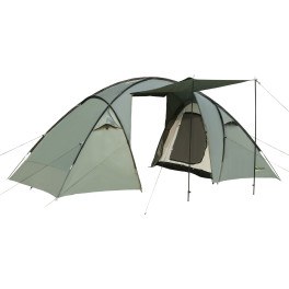 Outsunny Tienda De Campaña Para 4 Personas Impermeable 2000mm Tienda Iglú Familiar Portátil Con 2 Puertas Para Camping Sender
