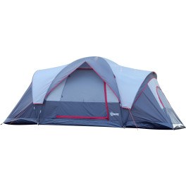Outsunny Tienda De Camping Grande Con Bolsa De Transporte 455x230x180 Cm