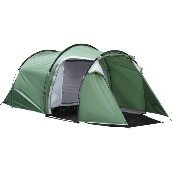 Outsunny Tienda De Campaña Familiar 3-4 Personas Plegable Impermeable 2000+ Mm A Prueba De Uv 20+ Con Vestíbulo Para Camping S