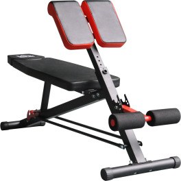 Homcom Banco De Mancuerna Inclinable Con 4 Niveles De Altura Ajustable Banco De Pesas Musculación Multifuncional Para Entrenami