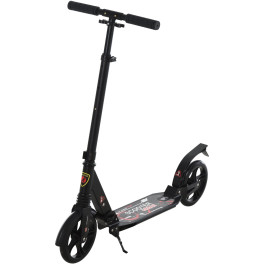 Homcom Patinete Plegable Scooter Con Manillar Altura Ajustable Patinete Para Adultos Y Niños (más De 14 Años) Tipo Monopatín