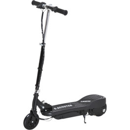 Homcom Patinete Eléctrico Niño 7-14 Años E-scooter Plegable Manillar Ajustable Carga 50kg Negro