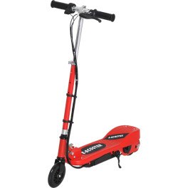 Homcom Patinete Eléctrico Niño 7-14 Años E-scooter Plegable Carga 50kg Rojo