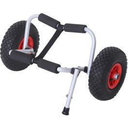Homcom Carro De Transporte Kayak Plegable Barco Canoa Carrier Remolque Carretilla Carga 70kg Con Ruedas Portacanoas Universal Al
