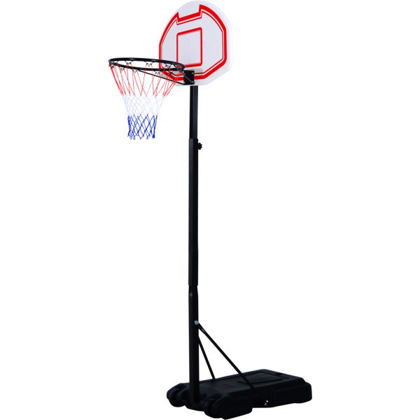 Homcom Canasta De Baloncesto Plegable Y Ajustable En Altura Basket Con Red Canasta De Baloncesto Plegable Altura Ajustable 150-2