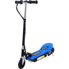 Homcom Patinete Eléctrico Plegable Tipo Scooter Con Manillar Ajustable 815x37x96cm Azul
