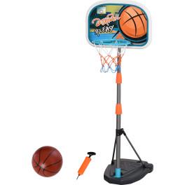 Homcom Canasta De Baloncesto Para Niños Aro Baloncesto Con Soporte Altura Ajustable Y Base Rellenable Incluida Interior Y Exter
