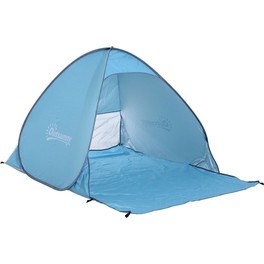 Outsunny Tienda De Campaña Para Playa Camping Picnic Color Azul - Poliéster Y Acero 200 X 150 X 115cm