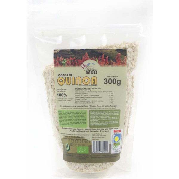 Het Goud Van De Andes Quinoa Vlokken 300 Gr