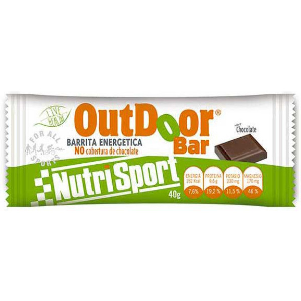 Nutrisport Energy Bar - Outdoor Riegel ohne Deckkraft 1 Riegel x 40 gr