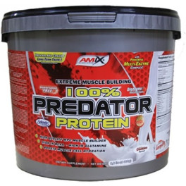 Amix Predator Protein 4 Kg - Eiwitpoeder, Spiermassagroei / Bevat spijsverteringsenzymen