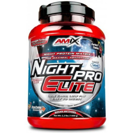 Amix NightPro Elite 1 Kg - Baixo teor de gordura e fácil de digerir / máxima absorção