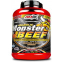 Amix Monster Beef 2 Kg + 200 Gr - Rundvleesproteïne / Bevat BCAA en Glutamine - Bevordert spieranabolisme, snelle en totale absorptie
