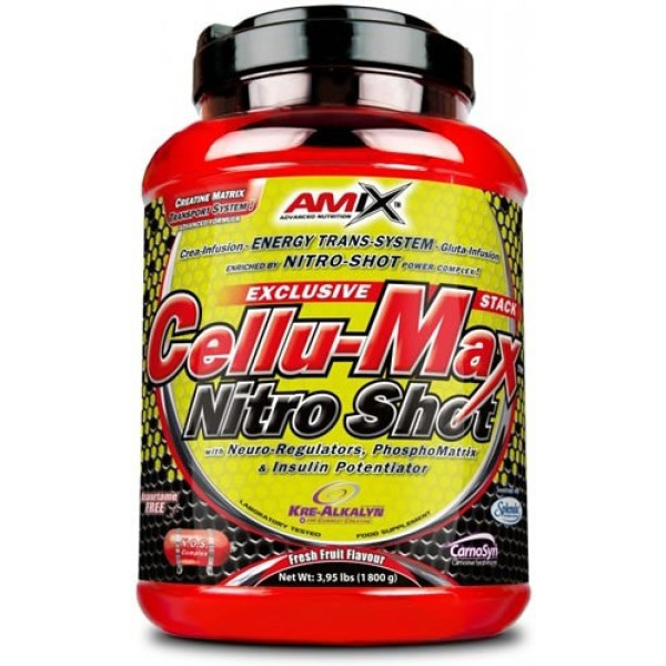 Amix Cellu-Max 1,8 kg - Nahrungsergänzungsmittel in Pulverform hilft, Muskelermüdung zu verzögern und die Kraft zu steigern
