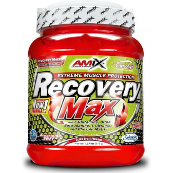 Amix Recovery Max 575 Gr - Supplément en poudre / Récupération musculaire contenant de la L-glutamine et des BCAA