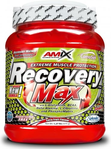 Amix Recovery Max 575 Gr - Integratore In Polvere / Recupero Muscolare Che Contiene L-Glutammina E Bcaa Gusto Punch Alla Frutta-image