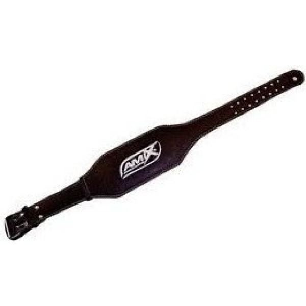 Ceinture en cuir noir Amix