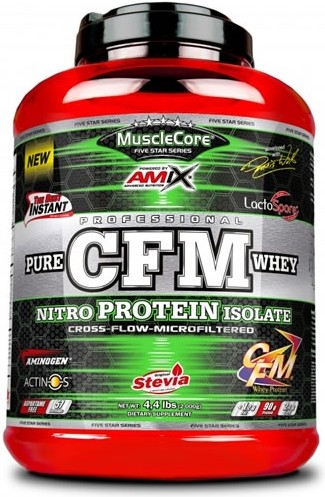 Amix Cfm Protein Nitro Whey 1 Kg Musclecore - Aide à Maintenir La Masse Musculaire / Avec Des Enzymes Digestives GoûTer Banoffee-image