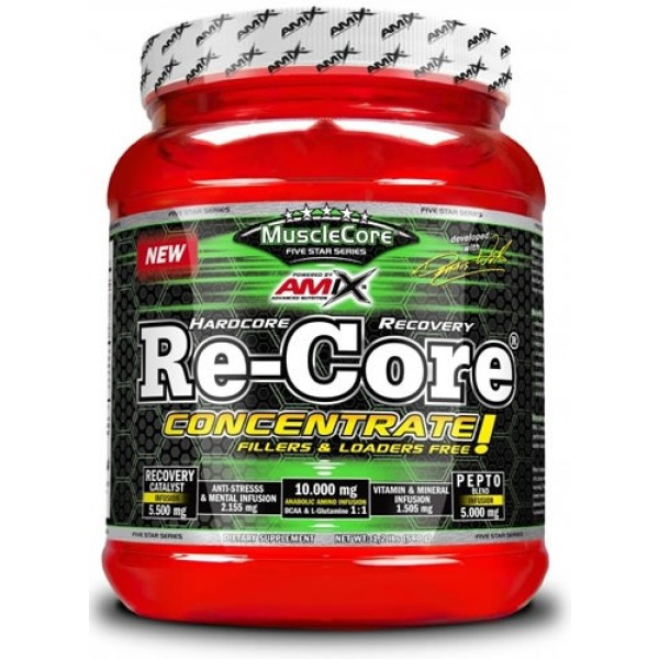 Amix MuscleCore Re-Core Concentrate 540 Gr - Récupération musculaire / Contient des acides aminés à chaîne ramifiée