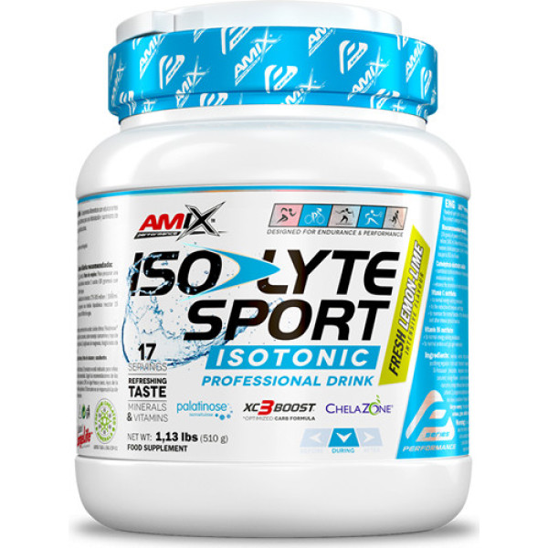 Amix Performance Iso-Lyte Sport Drink 510 gr - Sportsupplement bevordert de weerstand + Bevat Minerale Zouten