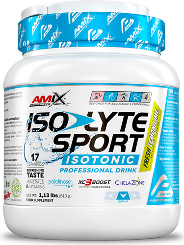Amix Performance Iso-Lyte Sport Drink 510 Gr - Integratore Sportivo Che Favorisce La Resistenza + Contiene Sali Minerali Gusto Limone Lime-image