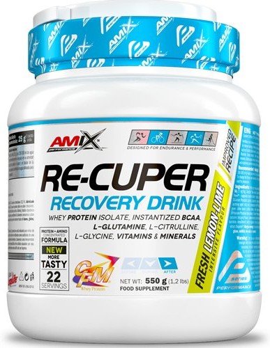 Amix Performance Re-Cuper ErholungsgetrÃ¤Nk 550 Gr Geschmack Zitrone-Limette-image