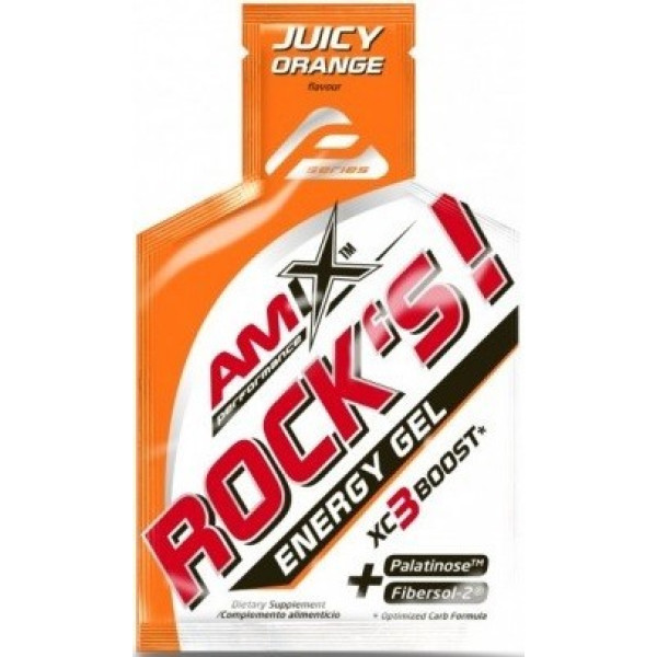 Amix Performance Energy Gel Rock´s! Sin Cafeína - 1 gel x 32 gr Deportes de Resistencia Energético