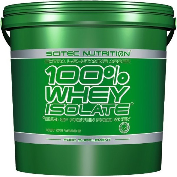 Scitec Nutrition 100% Whey Isolate con L-Glutamina adicional 4 kg