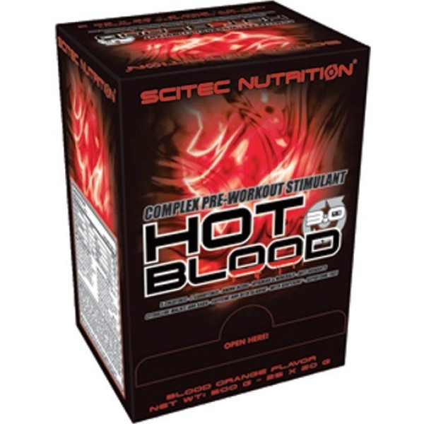 Scitec Nutrition Hot Blood 3.0 25 sobres x 20 gr