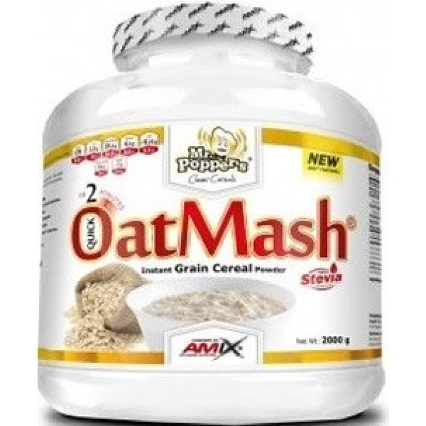 Amix OatMash - Harina de Avena Mr Poppers 2 kg Hidratos Altos en Proteínas