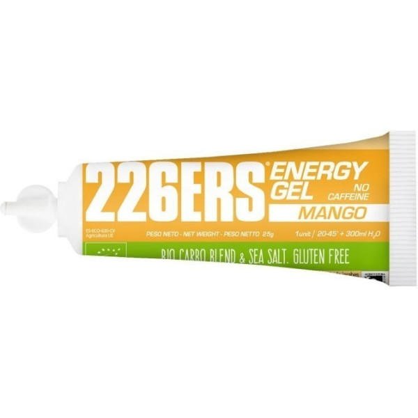 226ERS Energy Gel BIO Mango sin Cafeina - 1 gel x 25 gr