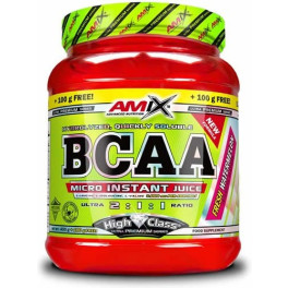 Amix BCAA Micro Succo Istantaneo 400 Gr + 100 Gr - Aminoacidi Ramificati 2:1:1 Aumenta Energia e Resistenza / Polvere BCAA