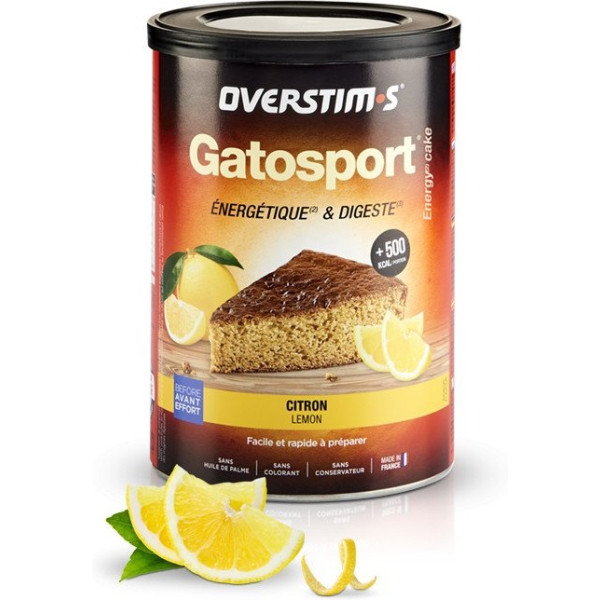 Overstims Gatosport - Pastel Energético 400 gr