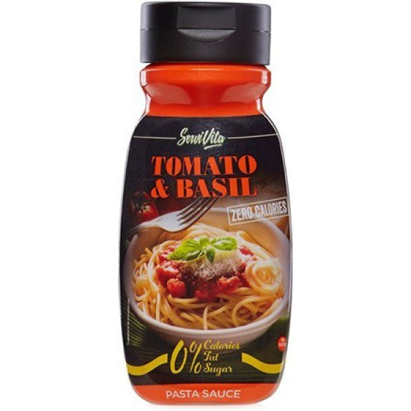 Servivita Salsa Tomate Basílico sin Calorias 320 ml