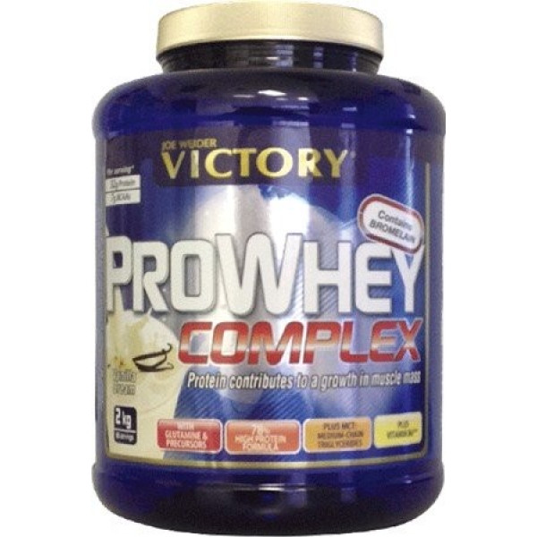 Victory Pro Whey Complex, 2 kg. Proteina de suero de leche. De la más alta calidad. Promueve el crecimiento muscular. 