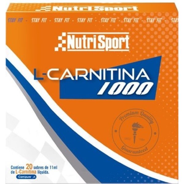 Nutrisport L-Carnitina 1000 20 sobres x 11 ml