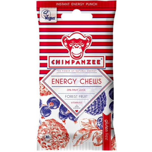 Chimpansee Gummies Energy Chews 1 zak x 12 stuks