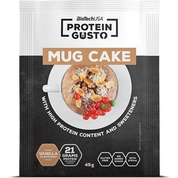 BioTechUSA Protein Gusto - Mug Cake 1 saqueta x 45 gr