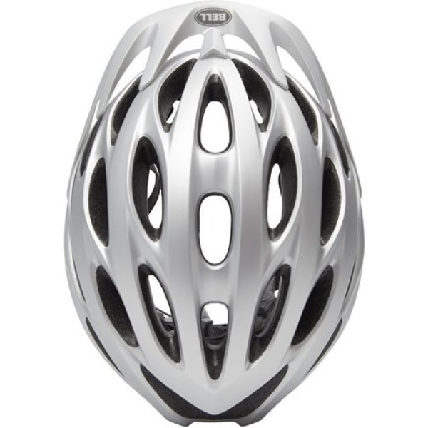 Bell Matte Silver Tracker Helm (Einheitsgröße)