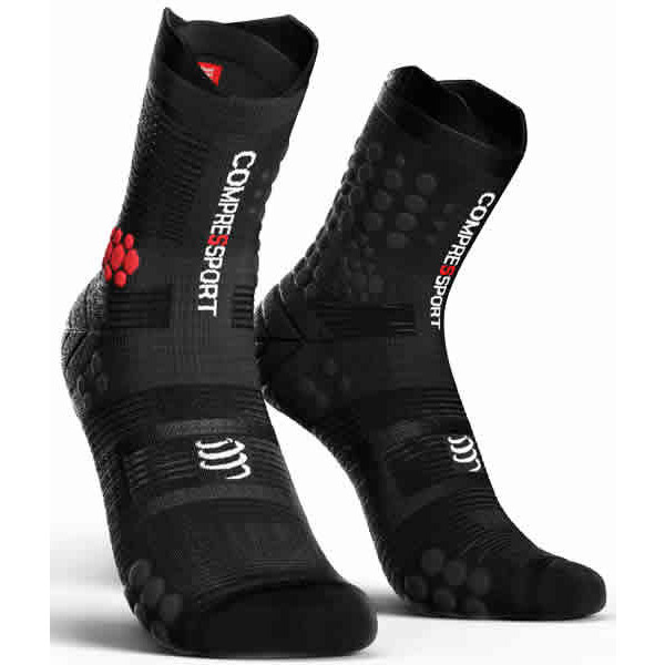 Compressport Pro Racing Socken V3.0 Trail Smart Schwarz