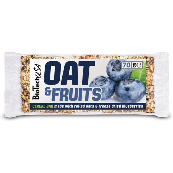 BioTechUSA Oat & Fruits 1 barrita x 70 gr