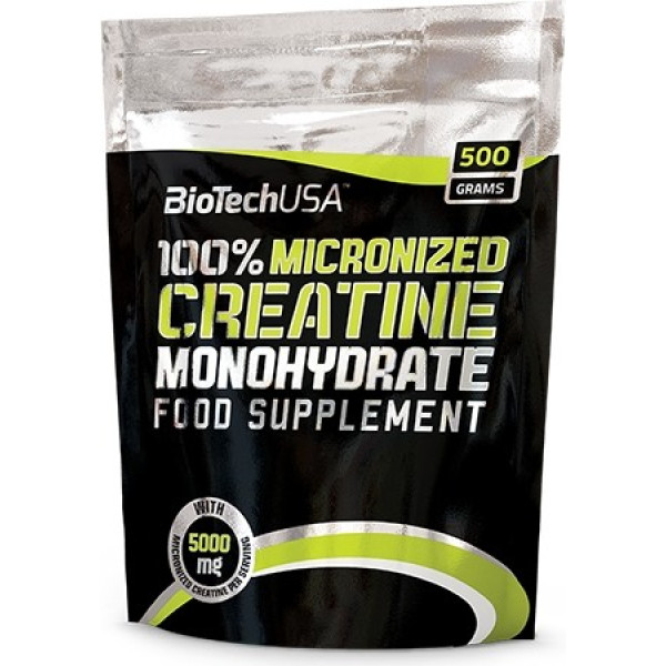 BioTechUSA 100% Micronized Creatine Monohydrate Bag 500 gr