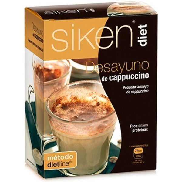 Siken Diet Cappuccino Café da manhã 7 sachês x 23 gr
