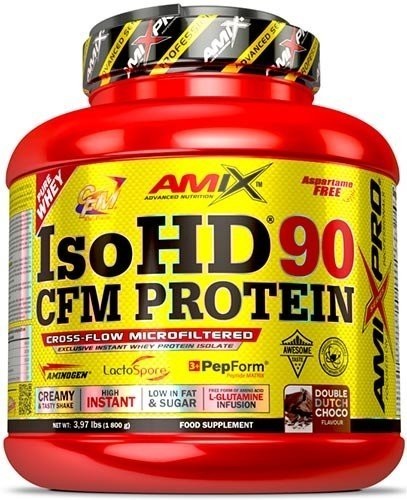 Amix Pro Iso Hd Cfm Protein 90 1800 Gr - Bevordert Het Behoud Van Spiermassa Smaak Vanille-image
