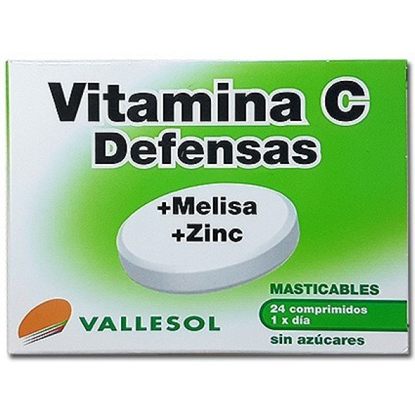Vallesol Vitamina C Defensas 24 comprimidos