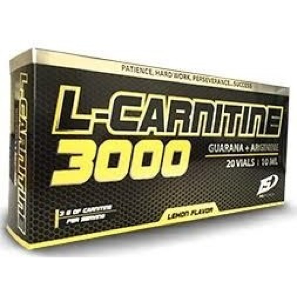 Iron Supplements L-Carnitina 3000 Guarana+Arginina 20 viales