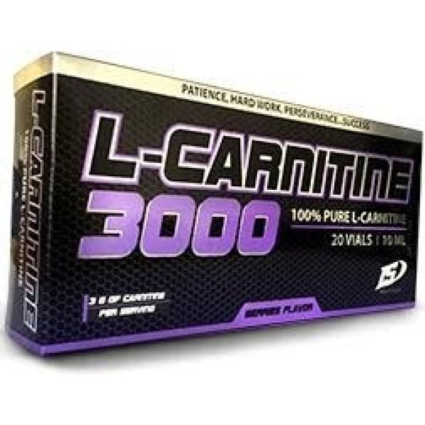Suppléments de fer L-Carnitine 3000 100% Pure 20 flacons
